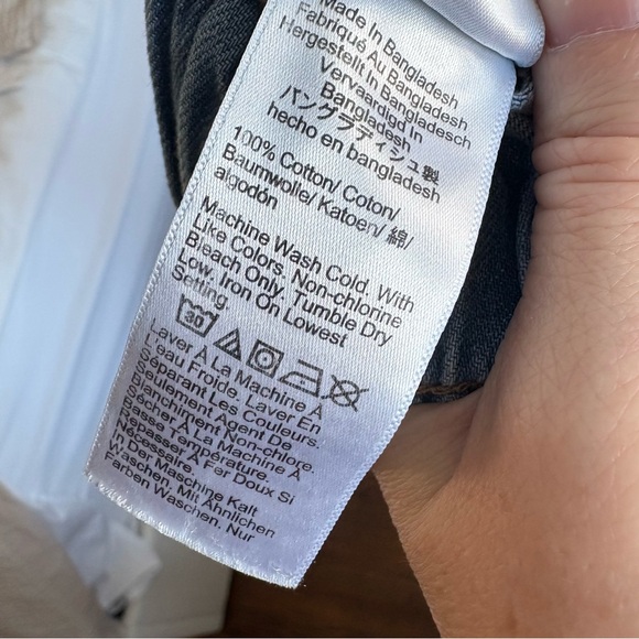 J Crew Woman's Size 29 Denim Jogger Pants w/Rope Tie Closure - Picture 8 of 9